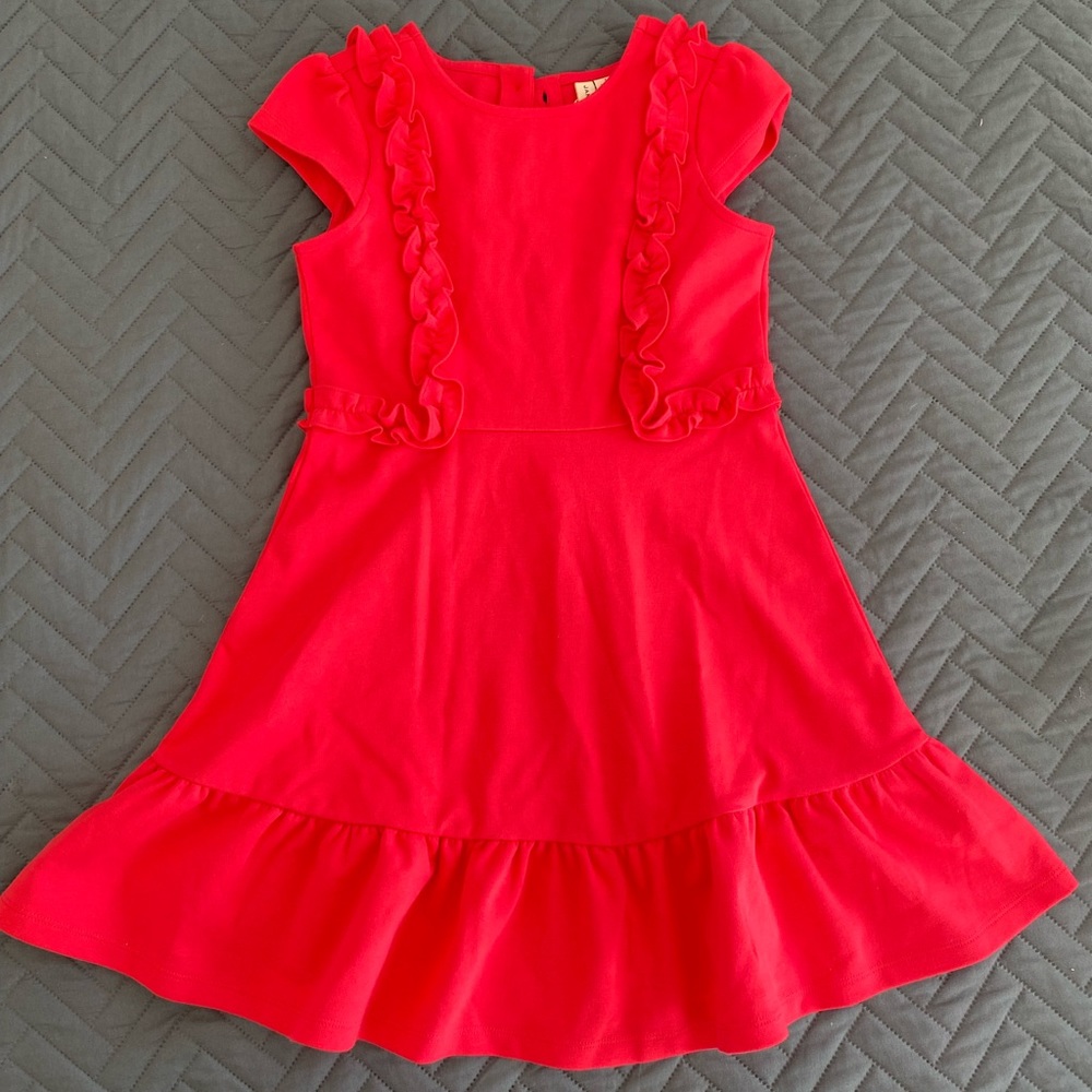 Janie and Jack NWT dark pink dress, size 7